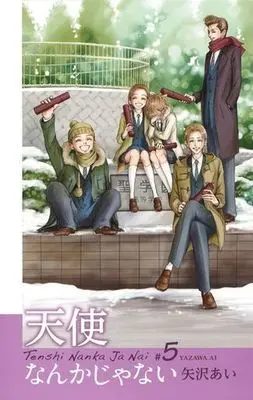 Manga Complete Set Tenshi Nanka ja Nai (5) (天使なんかじゃない 新装再編版 全5巻セット)  / Yazawa Ai