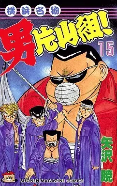 Manga Complete Set Yokohama Meibutsu Otoko Katayamagumi! (15) (横浜名物男片山組 全15巻セット)  / Yazawa Akira