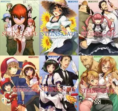 Manga Set Magi-cu 4koma - Steins;Gate (6) (マジキュー4コマ STEINS;GATE世界線変動率x.091015% 6冊セット / アンソロジー) 