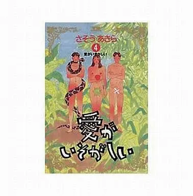 Manga Complete Set Ai ga Isogashii (4) (愛がいそがしい 全4巻セット)  / Sasou Akira