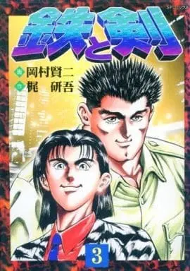 Manga Complete Set Tetsu to Ken (3) (鉄と剣 全3巻セット / 岡村賢二) 