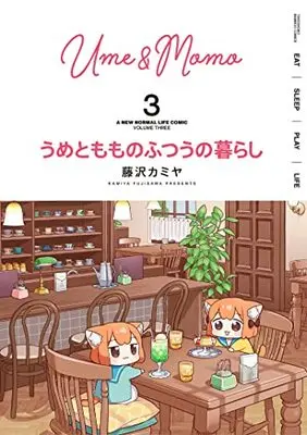 Manga Ume to Momo no Futsuu no Kurashi vol.3 (うめともものふつうの暮らし (3) (バンブーコミックス))  / Fujisawa Kamiya