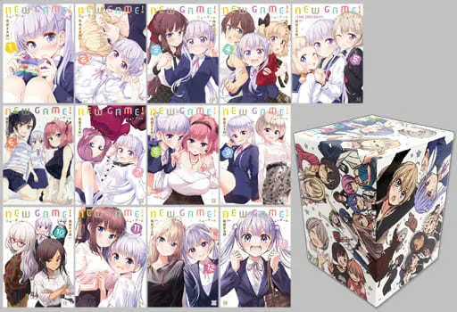 Manga Complete Set New Game! (Main Series) (13) (NEW GAME! 全13巻セット(メロンブックス限定収納BOX付))  / Tokunou Shoutarou