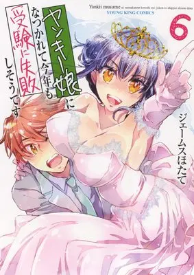 Manga Yankii musume ni natsukarete kotoshi mo juken ni shippai shisou desu vol.6 (ヤンキー娘になつかれて今年も受験に失敗しそうです 6 (6巻) (YKコミックス))  / James Hotate