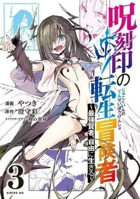 Manga Jukokuin no Tensei Boukensha - Saikyou Kenja, Jiyuu ni Ikiru vol.3 (呪刻印の転生冒険者 ～最強賢者、自由に生きる～(3))  / やつき