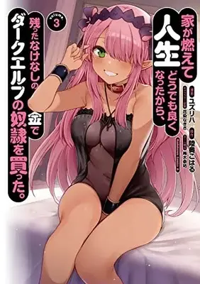 Manga Ie ga Moete Jinsei Dou Demo Yoku Natta kara, Nokotta Nakenashi no Kane de Dark Elf no Dorei wo Katta vol.3 (家が燃えて人生どうでも良くなったから、残ったなけなしの金でダークエルフの奴隷を買った。 (3) (角川コミックス・エース))  / Yuzuriha