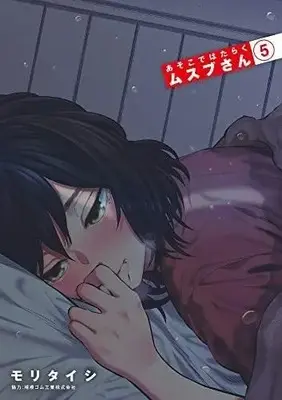 Manga Set Asoko de Hataraku Musubu-san (5) (あそこではたらくムスブさん コミック 1-5巻セット)  / Mori Taishi