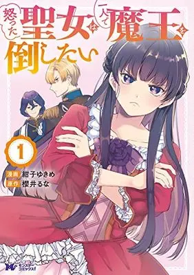Manga Okotta Seijo wa Hitori de Maou wo Taoshitai vol.1 (怒った聖女は一人で魔王を倒したい (1) (モンスターコミックスf))  / Konko Yukime