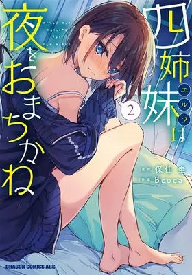 Special Edition Manga with Tapestry Yonshimai (Erufu) wa Yoru wo Omachikane (The Four Sisters (Elves) Wait for the Night) vol.2 (四姉妹は夜をおまちかね 2 『B2タペストリー付きメロンブックス限定版』)  / Bcoca & Hozumi Kei