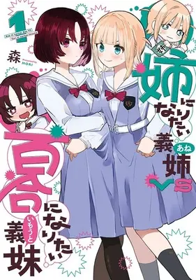 Special Edition Manga with Bonus Ane ni Naritai Gishi VS Yuri ni Naritai Gimai vol.1 (姉になりたい義姉VS百合になりたい義妹 1『アクリルキーホルダー2個セット付きメロンブックス限定版』)  / Mori (森)