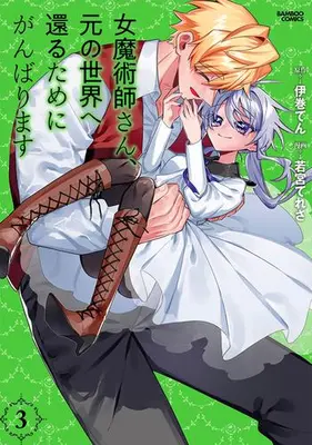 Manga Set Onna Majutsushi-san, Moto no Sekai e Kaeru Tame ni Ganbarimasu (Vol.1-3) (女魔術師さん、元の世界へ還るためにがんばります)  / Wakamiya Teresa & Imaki Ten
