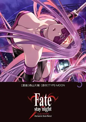 Special Edition Manga with Acrylic stand Fate/Stay Night: Unlimited Blade Works vol.5 (Fate/stay night [Unlimited Blade Works] 5『アクリルスタンドフィギュア付きメロンブックス限定版』)  / Moriyama Daisuke & TYPE-MOON