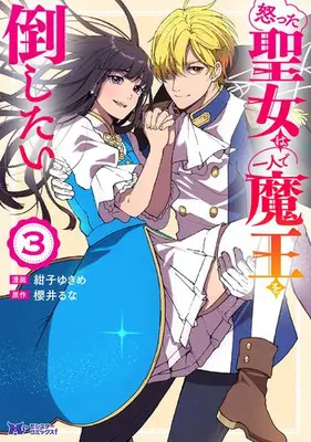 Manga Set Okotta Seijo wa Hitori de Maou wo Taoshitai (Vol.1-3) (怒った聖女は一人で魔王を倒したい)  / Konko Yukime