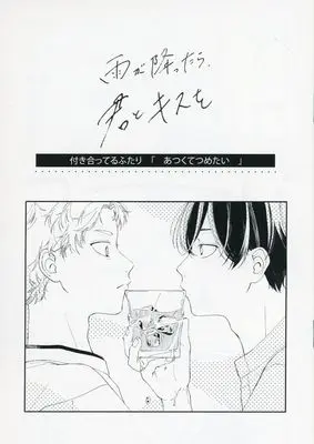 Manga Ame ga Futtara Kimi to Kiss wo (【小冊子】雨が降ったら、君とキスを ホーリンラブブックス限定有償特典小冊子)  / Asaine