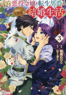 Manga Set Tsuihou sareta Akuyaku Reijou to Tensei Danshaku no Slow de Fushigi na Kekkon Seikatsu (Vol.1-3) (追放された悪役令嬢と転生男爵のスローで不思議な結婚生活)  / Ikuhashi Muiko