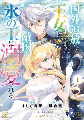 Manga Kokugai Tsuihousareta Oujo wa, Tekikoku no Koori no Ou ni Dekiaisareru vol.1 (国外追放された王女は、敵国の氷の王に溺愛される 1 (フロース コミック))  / まりも 璃茉