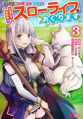 Manga "Aruteido (?) no Mahou no Sainou" de Kondokoso Isekai de Slow Life wo Okurimasu vol.3 (「ある程度(?)の魔法の才能」で今度こそ異世界でスローライフをおくります (3) (モンスターコミックス))  / Shaku Himeki