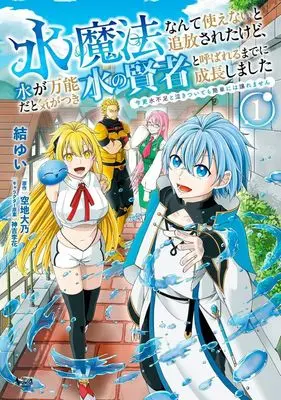Manga Mizu Mahou Nante Tsukaenai to Tsuihou Saretakedo, Mizu ga Bannouda to Ki ga Tsuki Mizu no Kenja to Yobareru made ni Seichou Shimashita vol.1 (水魔法なんて使えないと追放されたけど、水が万能だと気がつき水の賢者と呼ばれるまでに成長しました(1))  / Musubi Yui