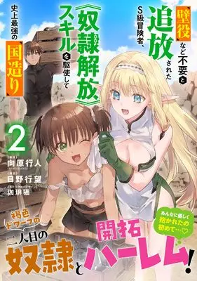 Manga Kabeyaku nado Fuyou to Tsuihousareta S-kyuu Boukensha, [Dorei Kaihou] Skill wo Kushishite Shijou Saikyou no Kunizukuri vol.2 (壁役など不要と追放されたS級冒険者、≪奴隷解放≫スキルを駆使して史上最強の国造り(2) (2) (REXコミックス))  / Hino Ikumi