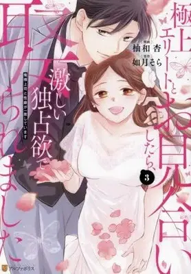 Manga Complete Set Gokujou Elite to Omiai Shitara, Hageshii Dokusen Yoku de Metoraremashita - Oresama Joushi to Seiheki ga Icchishiteimasu (Vol.1-3) (極上エリートとお見合いしたら、激しい独占欲で娶られました 俺様上司と性癖が一致しています)  / Yuwa Anzu