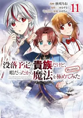 Manga I'm a Noble on the Brink of Ruin, So I Might as Well Try Mastering Magic vol.11 (没落予定の貴族だけど、暇だったから魔法を極めてみた @comic(11))  / Akisaki Rio