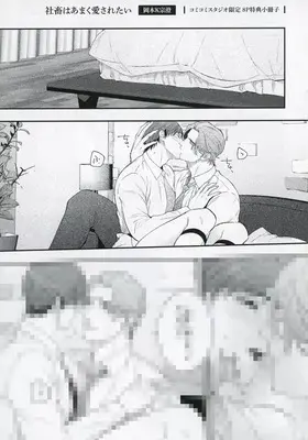 Manga appendix Shachiku wa Amaku Aisaretai (【小冊子】社畜はあまく愛されたい コミコミスタジオ限定特典小冊子)  / Munesumi K Okamoto