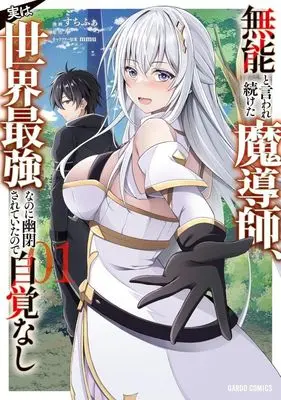 Manga Munou to Iware Tsuzuketa Madoushi, Jitsu wa Sekai Saikyou Nanoni Yuuhei Sareteita node Jikaku Nashi vol.1 (無能と言われ続けた魔導師、実は世界最強なのに幽閉されていたので自覚なし(01))  / すちふぁ