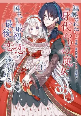 Manga Set Gokaisareta "Migawari no Majo" wa, Kokuou kara Saisho no Koi to Saigo no Koi wo Sasagerareru (Vol.1-3) (誤解された『身代わりの魔女』は、国王から最初の恋と最後の恋を捧げられる)  / Himeno Meno