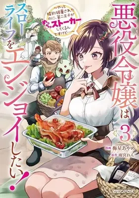 Manga Akuyaku Reijou wa Slow Life wo Enjoy Shitai! - Yatto Konyaku Hakisareta no ni, Daini Ouji ga Meccha Stalker Shitekurun desu kedo vol.3 (悪役令嬢はスローライフをエンジョイしたい! ～やっと婚約破棄されたのに、第二王子がめっちゃストーカーしてくるんですけど…～(3))  / Umeboshi Ayame