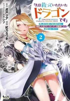 Manga Senjitsu Sukutte Itadaita Dragondesu -Oshikake Nyobo Shitekita Bishojo to, Inkyo Shita motoS Rank Ossan Boken Sha Niyoru Henkyo Slow Life- vol.2 (「先日救っていただいたドラゴンです」 押しかけ女房してきた美少女と、隠居した元Sランクオッサン冒険者による辺境スローライフ(2))  / 紀乃なつき