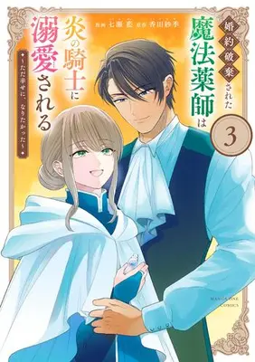 Manga Set Konyaku Hakisareta Mahou Kusushi wa Honoo no Kishi ni Dekiaisareru (Vol.1-3) (婚約破棄された魔法薬師は炎の騎士に溺愛される)  / Nanase Ai