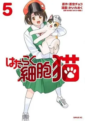 Manga Hataraku Saibou Neko vol.5 (はたらく細胞 猫(5))  / Kairemeku