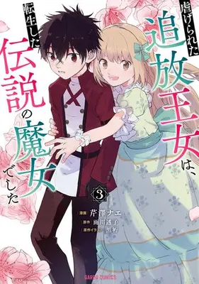 Manga Set Shiitagerareta Tsuihou Oujo wa, Tensei shita Densetsu no Majo deshita (Vol.1-3) (虐げられた追放王女は、転生した伝説の魔女でした)  / Serizawa Nae