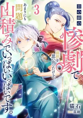 Manga Set Me no Mae no Sangeki de Zense wo Omoidasita kedo, Amari ni mo Mondai Yamazumi de Ippaiippai desu. (Vol.1-3) (目の前の惨劇で前世を思い出したけど、あまりにも問題山積みでいっぱいいっぱいです。)  / Hitoe Mabuta & 茲助 & 猫石