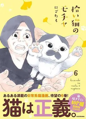 Manga Hiroi Neko no Mocha vol.6 (拾い猫のモチャ6 (KITORA))  / Nigotaro