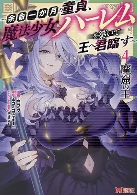 Manga Makutsu no Ou vol.4 (魔窟の王 ～余命一か月の童貞、魔法少女ハーレムを築いて王へ君臨す～(4))  / 白フグ