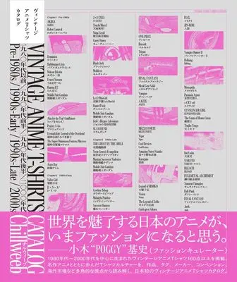 Art Book Vintage Anime T-Shirt Catalog (ヴィンテージ アニメTシャツ カタログ)  / Chillweeb