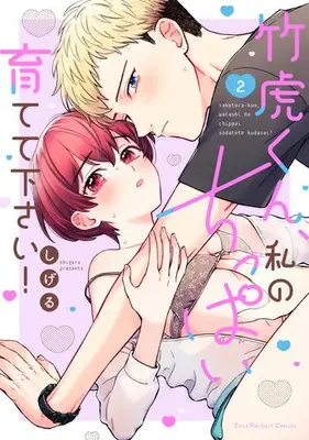 Manga Set Taketora-kun, Watashi no Chippai Sodatete Kudasai! (Vol.1-2) (竹虎くん、私のちっぱい育てて下さい!)  / Shigeru (Ii)