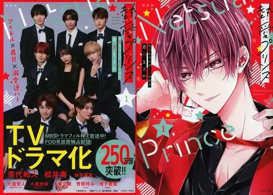 Special Edition Manga with Bonus Netsuai Prince: Oniichan wa Kimi ga Suki vol.4 (特典付)限定4)熱愛プリンス お兄ちゃんはキミが好き 新装版 ドラマ化記念ダブルカバー付)  / Seizuki Madoka