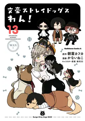 Manga Bungo Stray Dogs Wan! vol.13 (文豪ストレイドッグス わん! 13)  / Asagiri Kafuka & Harukawa Sango & Kanai Neko