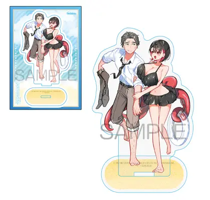 Special Edition Manga with Acrylic stand Ano Toki Tasukete Itadaita Monster Musume Desu. vol.5 (「あのとき助けていただいたモンスター娘です。」 異世界おっさん教師 突然のモテ期に困惑する 5『描き下ろしアクリルスタンドフィギュア付きメロンブックス限定版』)  / Okinosuke