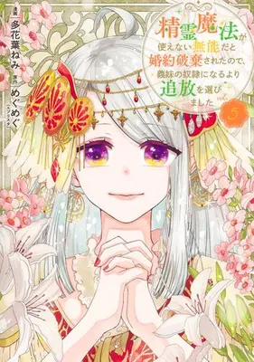 Manga Set Seirei Mahou ga Tsukaenai Munou da to Konyaku Hakisareta no de, Gimai no Dorei ni Naru Yori Tsuihou wo Erabimashita (Vol.1-5) (精霊魔法が使えない無能だと婚約破棄されたので、義妹の奴隷になるより追放を選びました)  / 多花葉ねみ