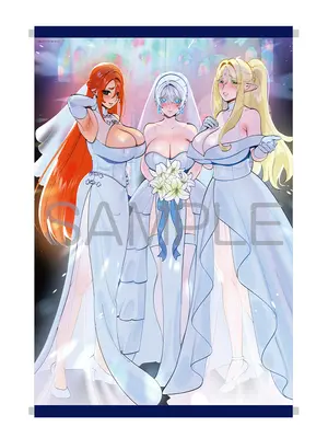 Special Edition Manga with Tapestry Yuusha-sama wa Houshuu ni Hitozuma wo Gokibou desu vol.10 (勇者さまは報酬に人妻をご希望です 10『描き下ろしB2タペストリー付きメロンブックス限定版』)  / Touyama Burin
