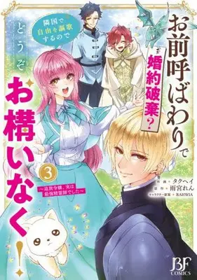 Manga Set Omae Yobawari de Konyaku Haki? Ringoku de Jiyu wo Oka Suru node Dozo Okamai naku! (Vol.1-3) (お前呼ばわりで婚約破棄?隣国で自由を謳歌するのでどうぞお構いなく!〜追放令嬢、実は最強精霊師でした〜)  / Takuhei