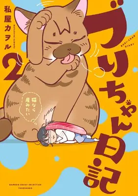 Manga Complete Set Buri-chan Nikki - Neko nara Umitai - (Vol.1-2) (ブリちゃん日記 猫なら産みたい)  / Watashiya Kaworu